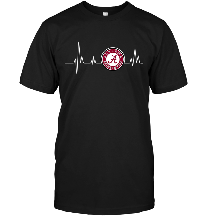 Alabama Crimson Tide "heartbeat" T-Shirt
